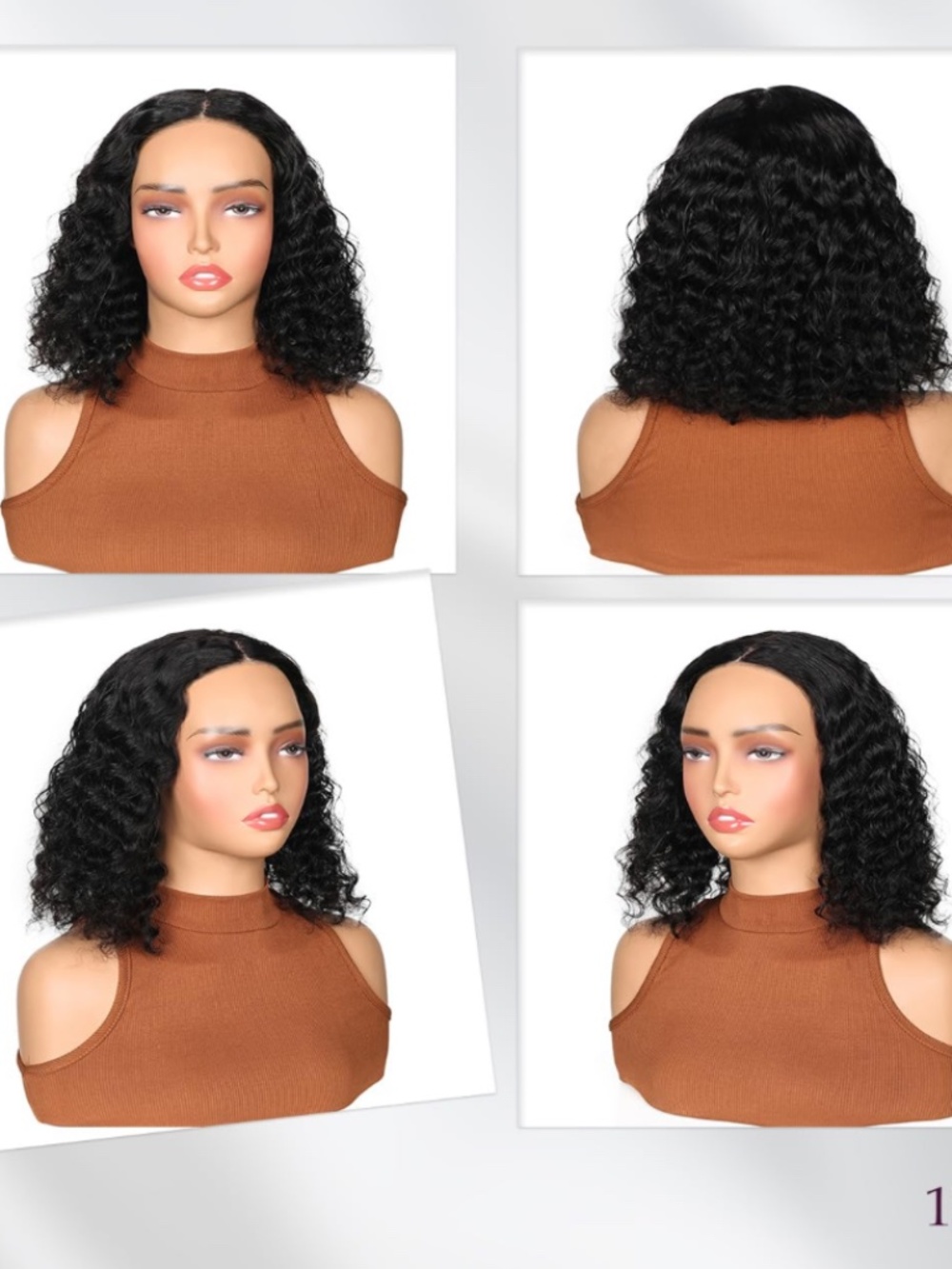 NIB Human Hair 12" Wig - Picture 4 of 12